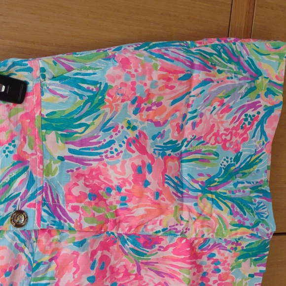 Pink/Blue/Green Floral Skort NO SIZE By Lilly Pulitzer. Please see measurements - Picture 5 of 10